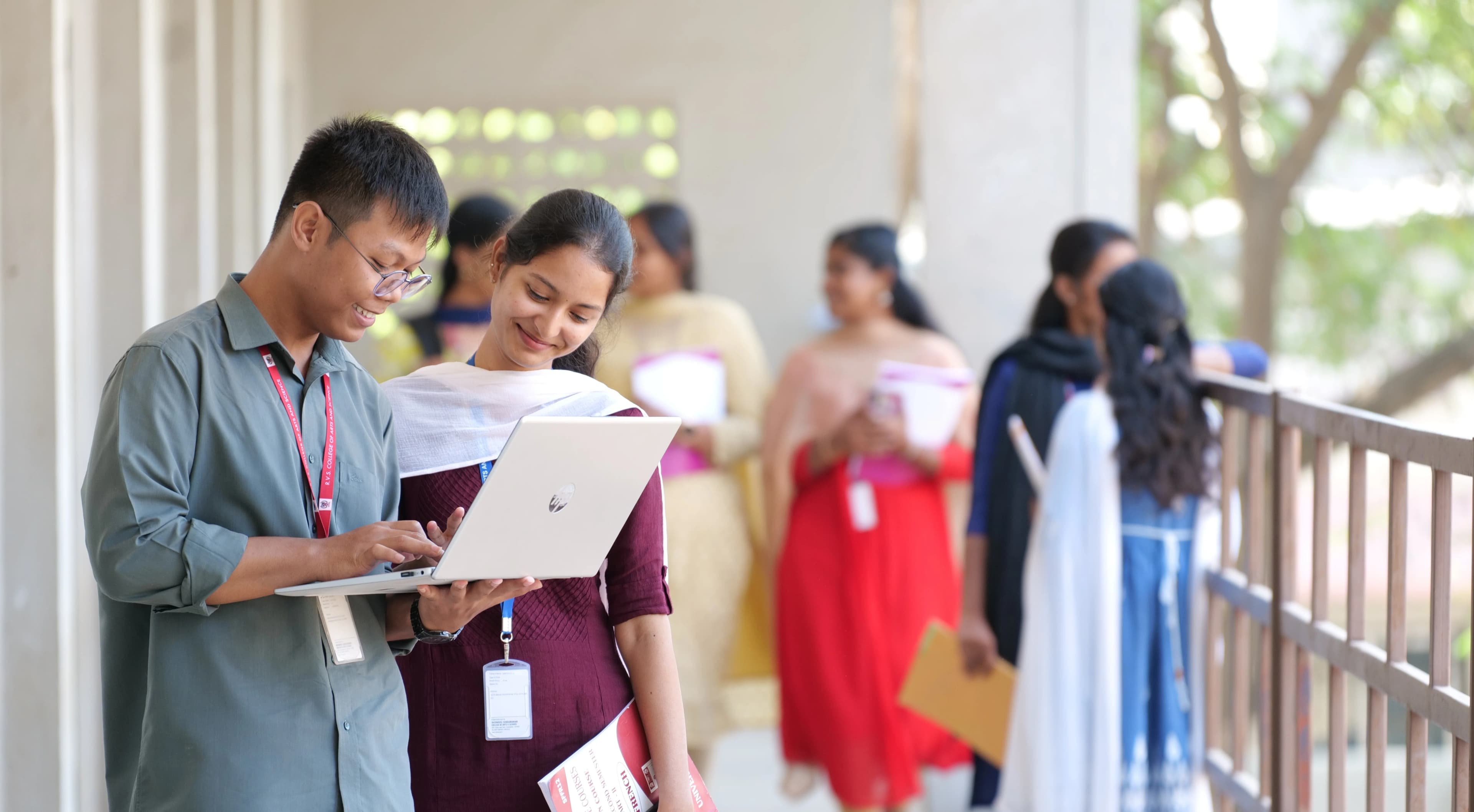 University campus aerial view