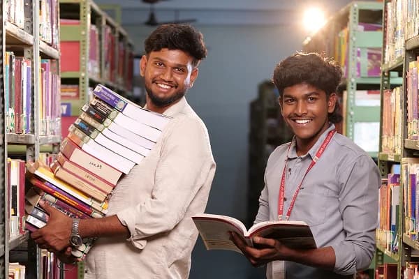 Students working on digital marketing projects